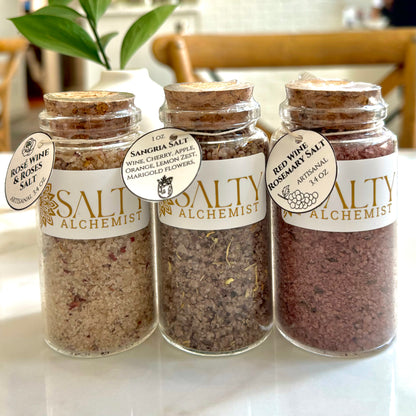 Wine Infused Salt Trio