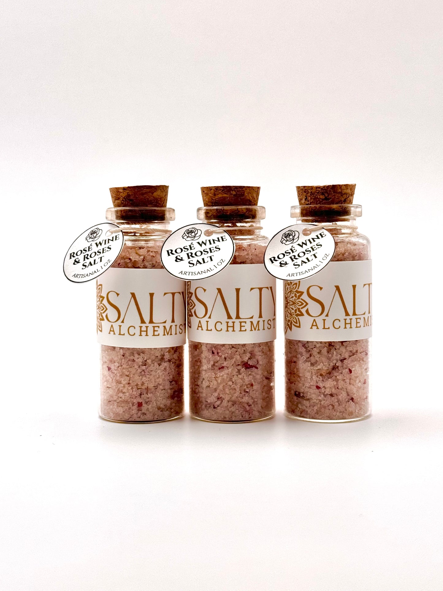 Rosé Wine & Roses Salt