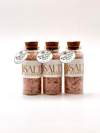 Rosé Wine & Roses Salt