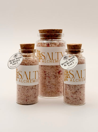 Rosé Wine & Roses Salt